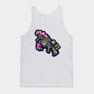 M32 Neon Grenade Launcher Tank Top